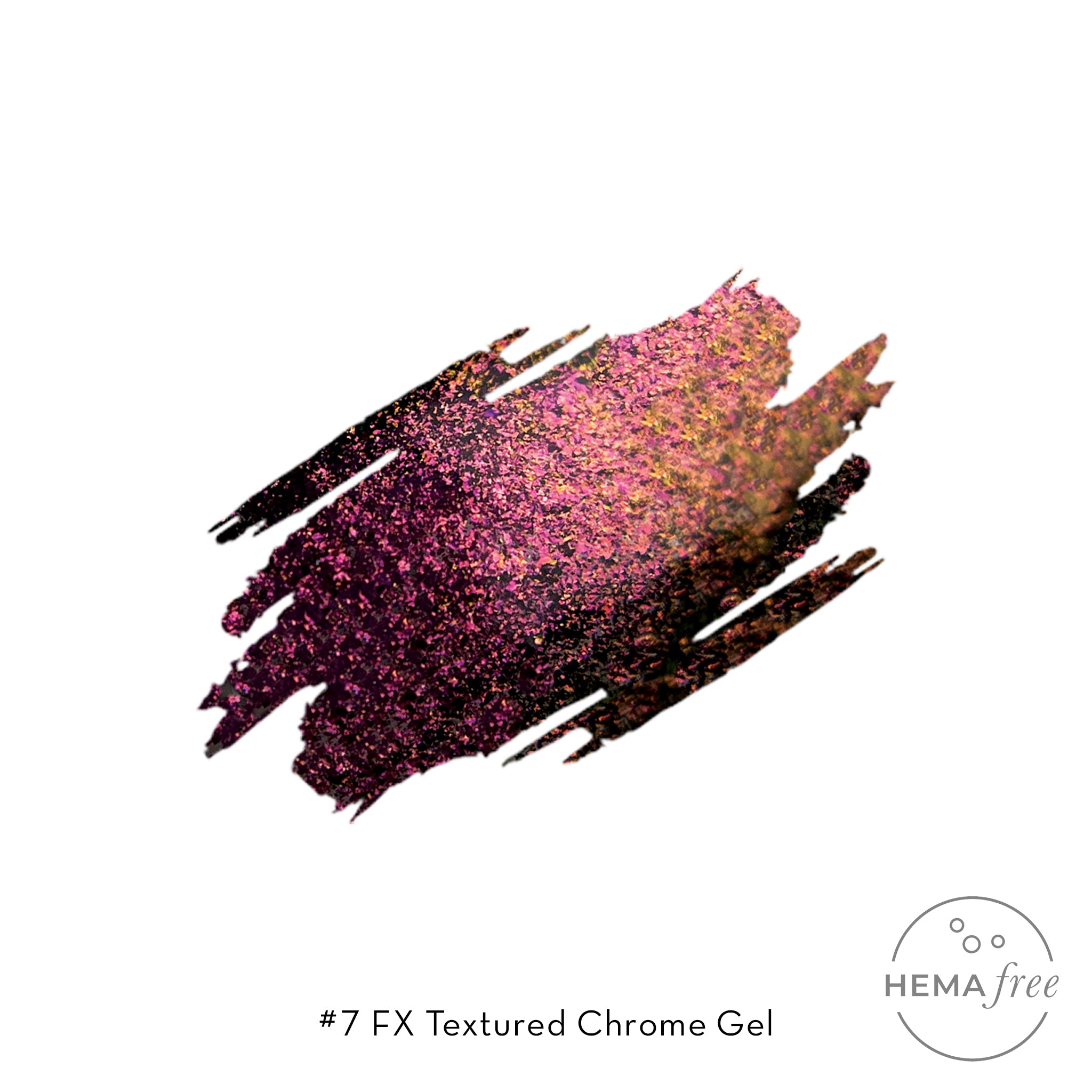 Fuzion FX - Textured Chrome Gel Collection - Shade #1-8