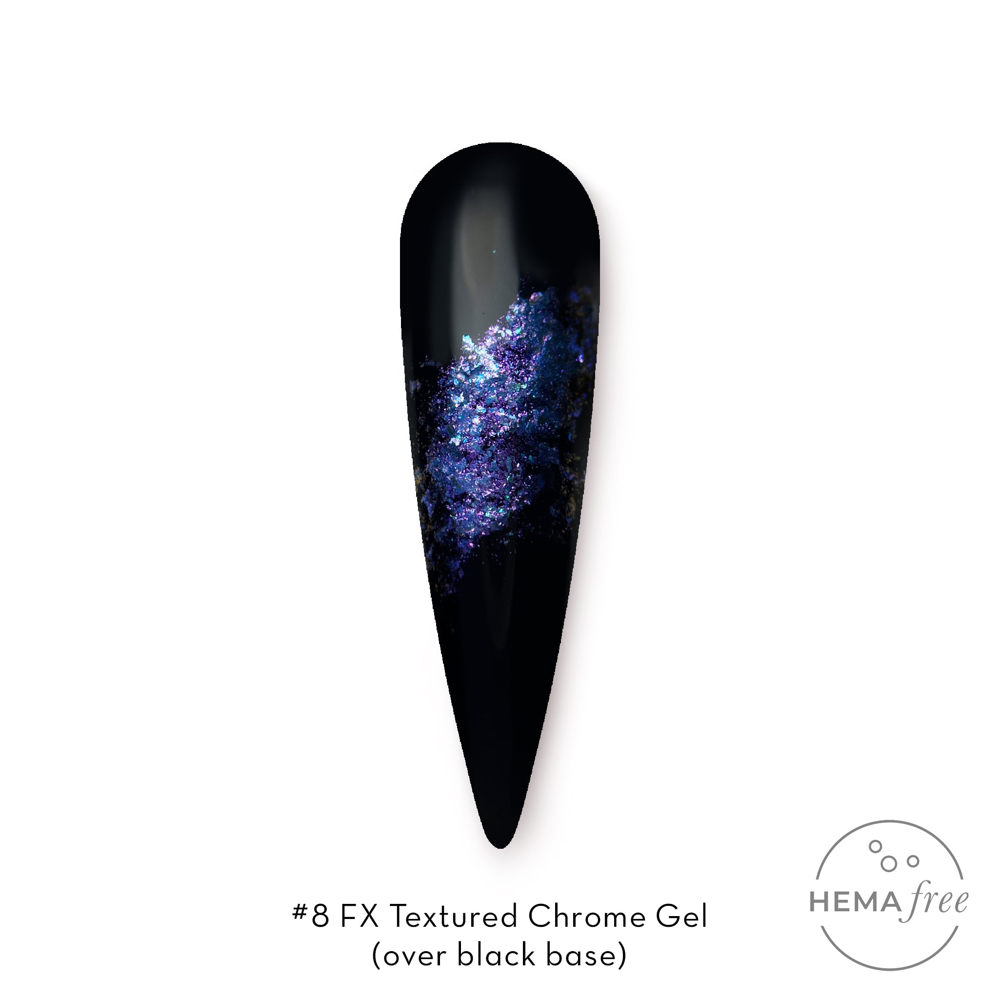 Fuzion FX - Textured Chrome Gel Collection - Shade #1-8