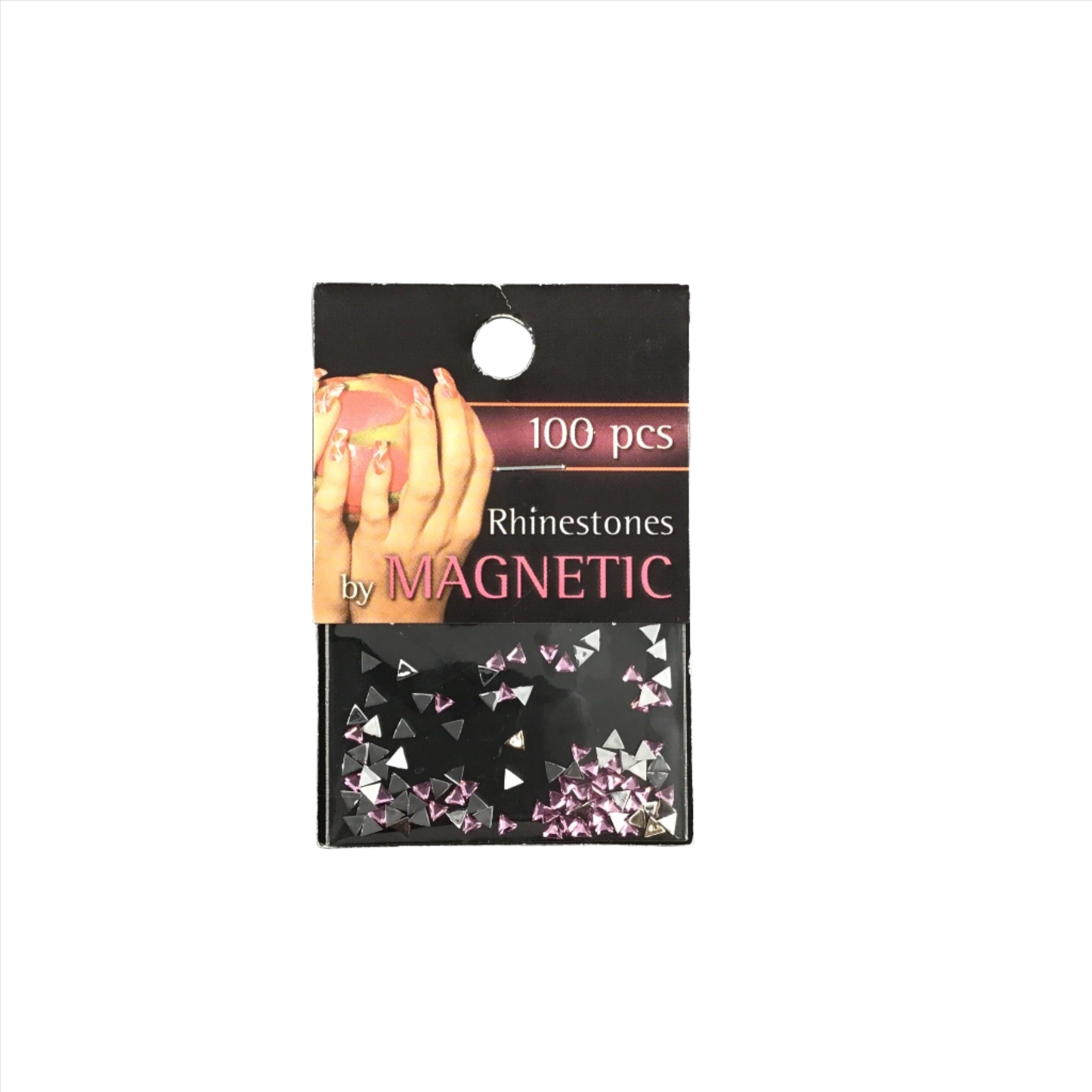 Magnetic Triangle Light Pink 100 pcs