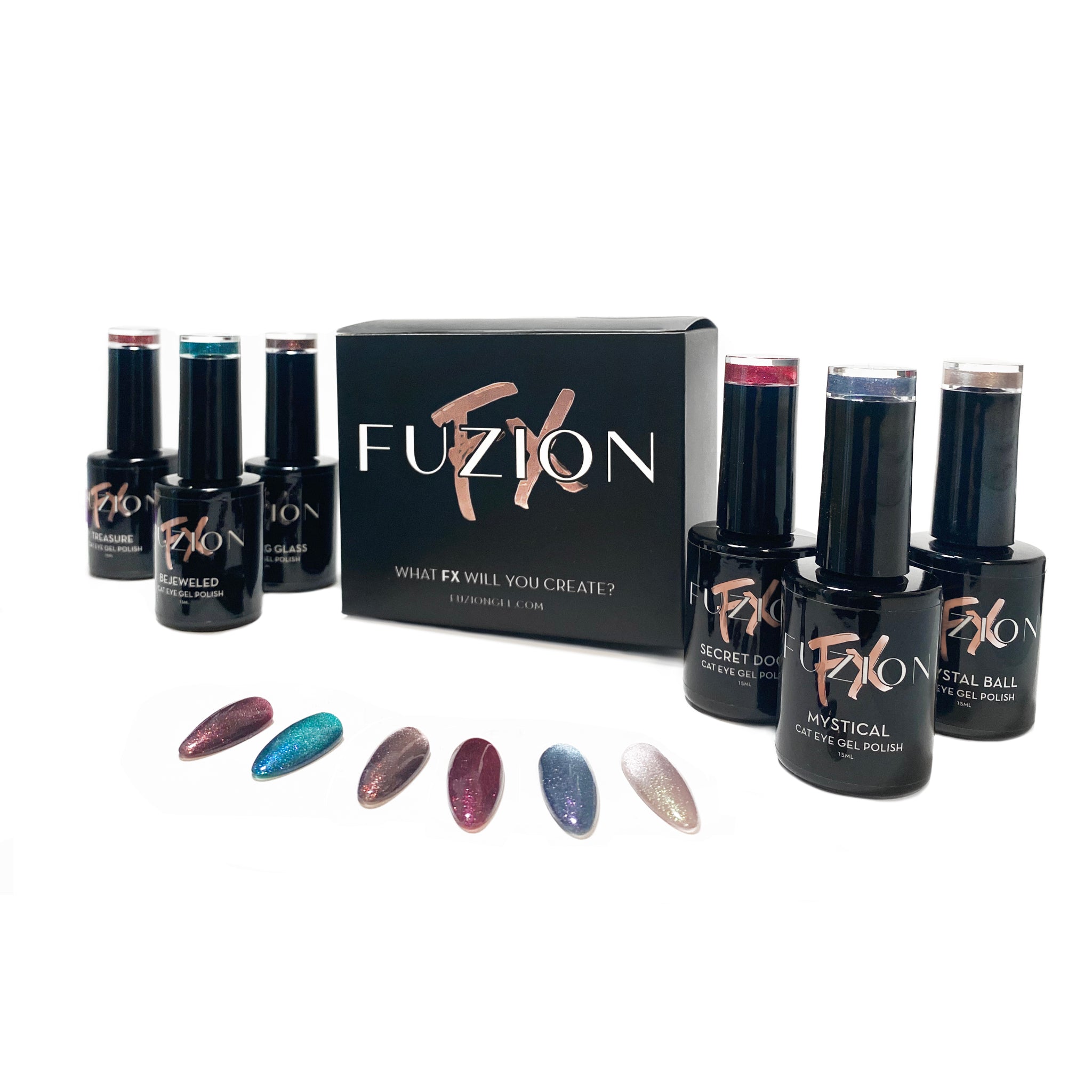 Fuzion FX - Cat Eye Gel Polish Collection | 6 x 15ml