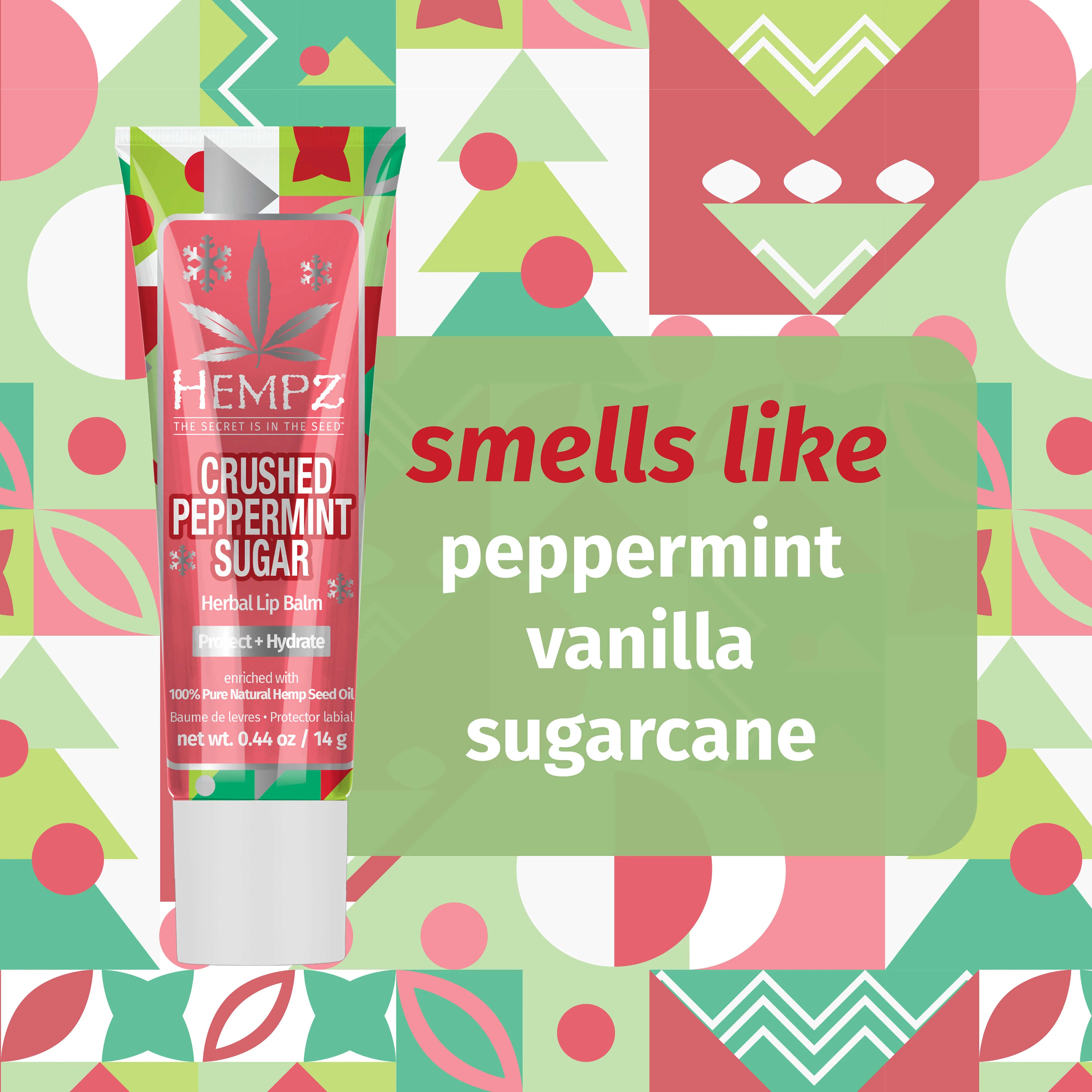 Hempz - Crushed Peppermint Sugar Herbal Lip Balm