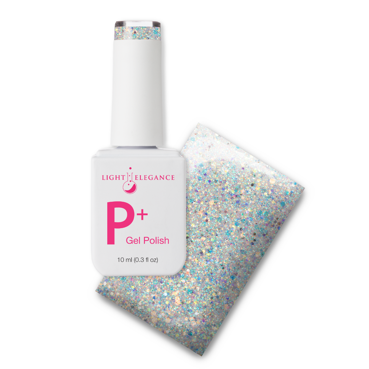 Light Elegance P+ Soak Off Glitter Gel - Ice Cream, You Scream :: New Packaging - Creata Beauty - Professional Beauty Products