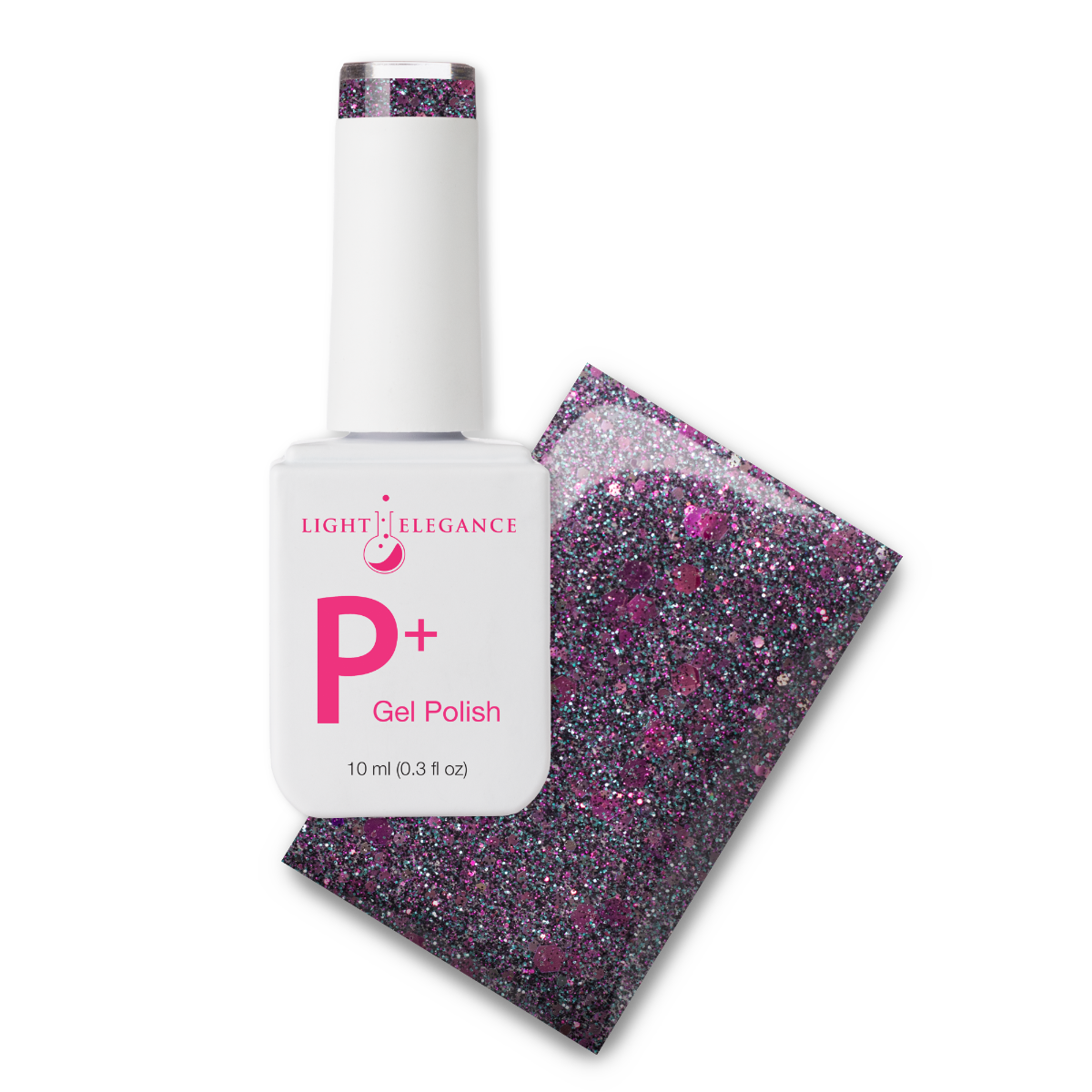 Light Elegance P+ Soak Off Glitter Gel - Part Time Pessimist :: New Packaging