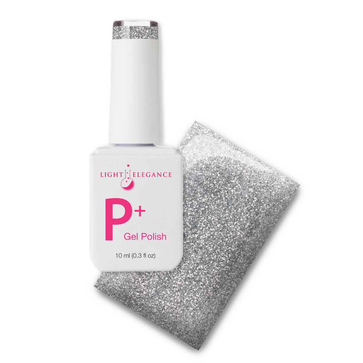 Light Elegance P+ Soak Off Glitter Gel - Sterling :: New Packaging