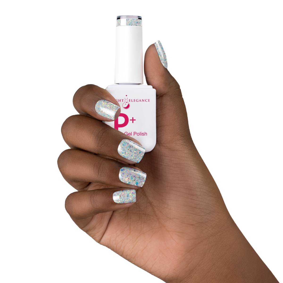 Light Elegance P+ Soak Off Glitter Gel - Ice Cream, You Scream :: New Packaging - Creata Beauty - Professional Beauty Products