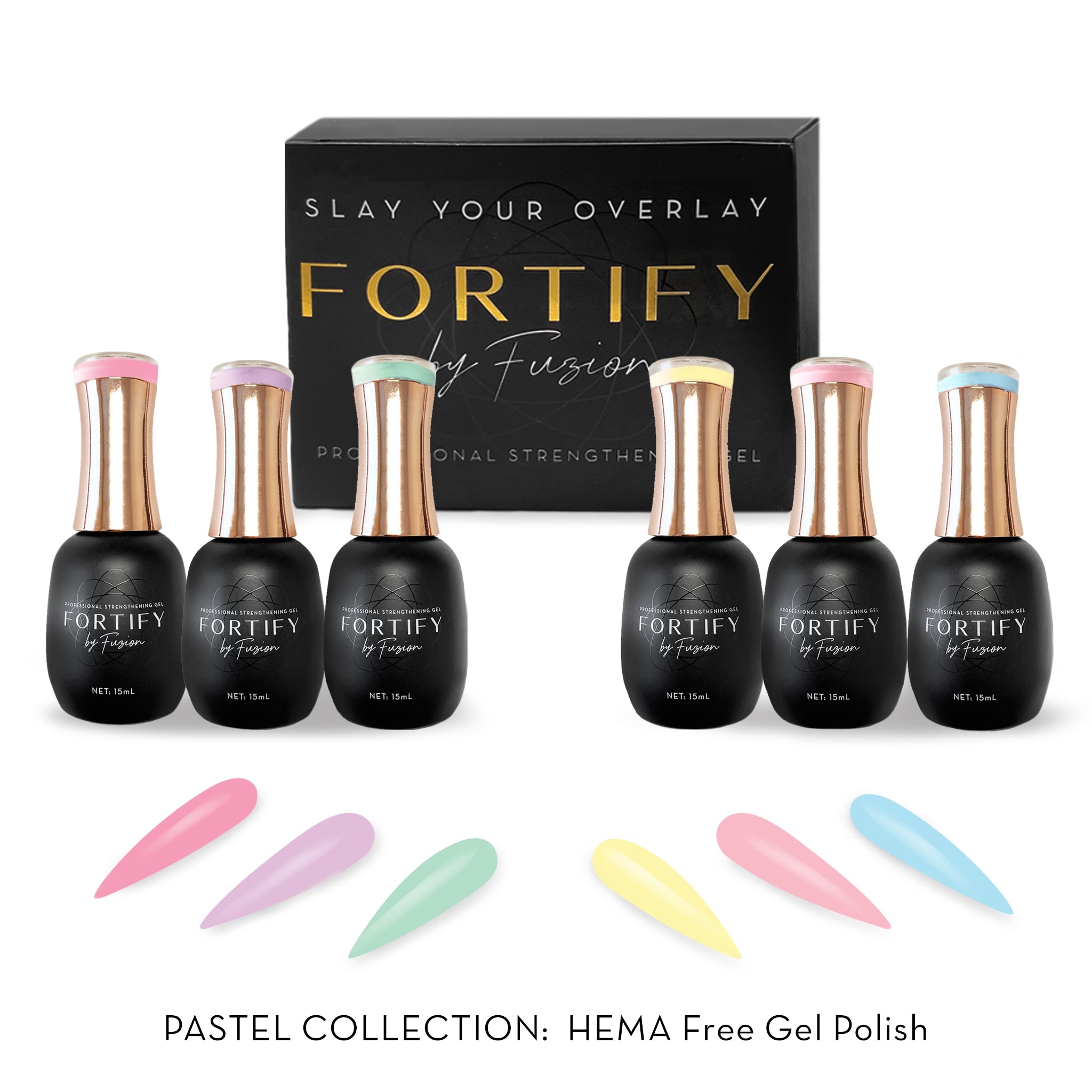 Fuzion Fortify - HEMA Free - Polish Collection 69-74 - Pastel Spring 2024