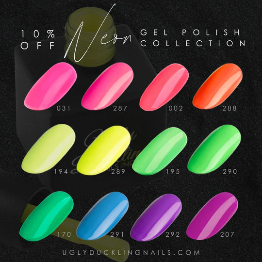 Ugly Duckling 'Neon' - 12pk Gel Polish Bundle - Creata Beauty - Professional Beauty Products