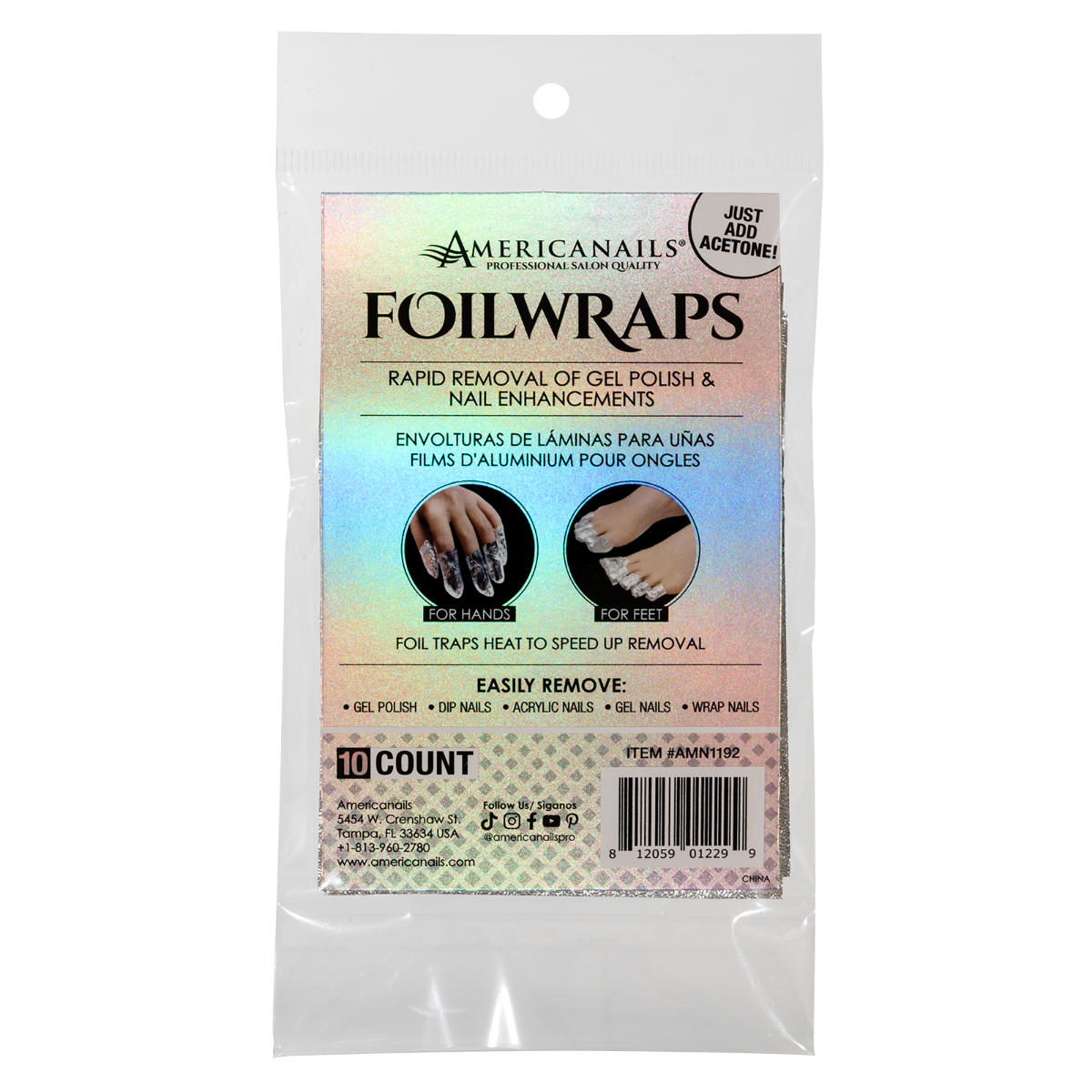 Americanails - FoilWraps - Creata Beauty - Professional Beauty Products