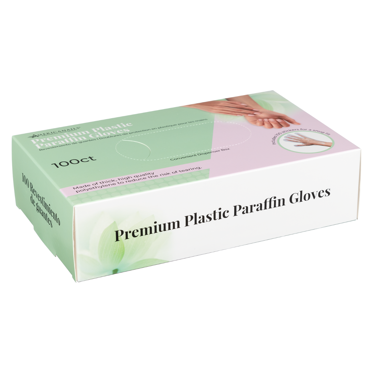 Americanails Premium Plastic Paraffin Gloves 100ct - Creata Beauty - Professional Beauty Products