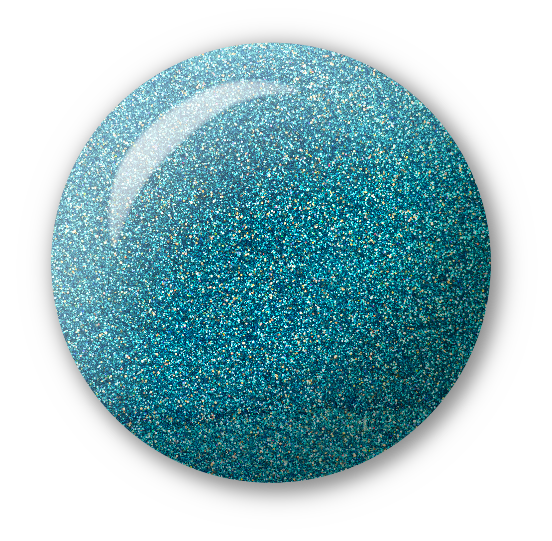 Light Elegance Glitter Gel - Blast Off Blue :: New Packaging - Creata Beauty - Professional Beauty Products