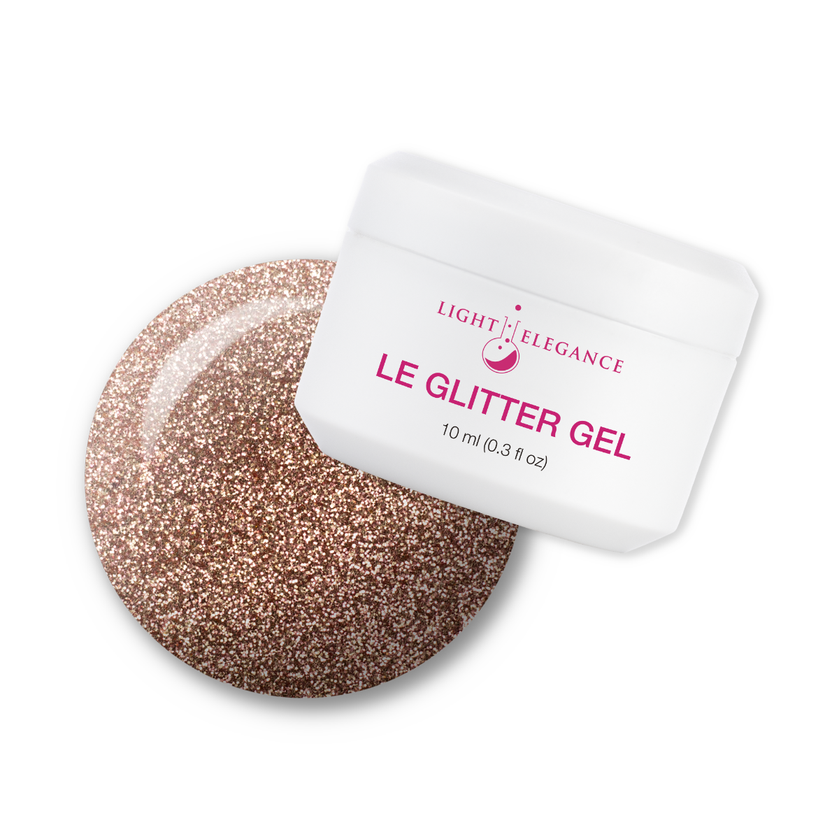 Light Elegance Glitter Gel - French Press :: New Packaging