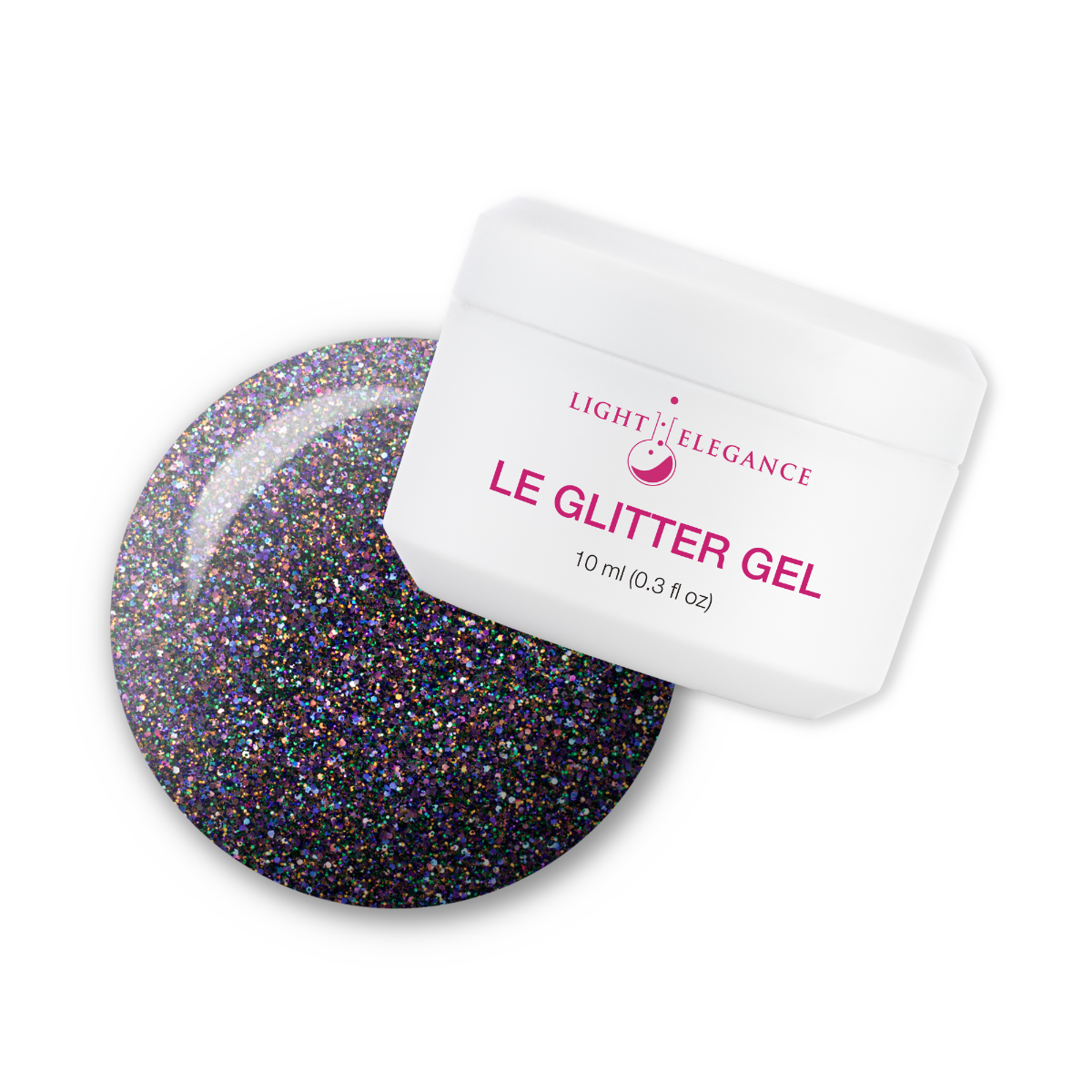 Light Elegance Glitter Gel - Filthy Witch :: New Packaging