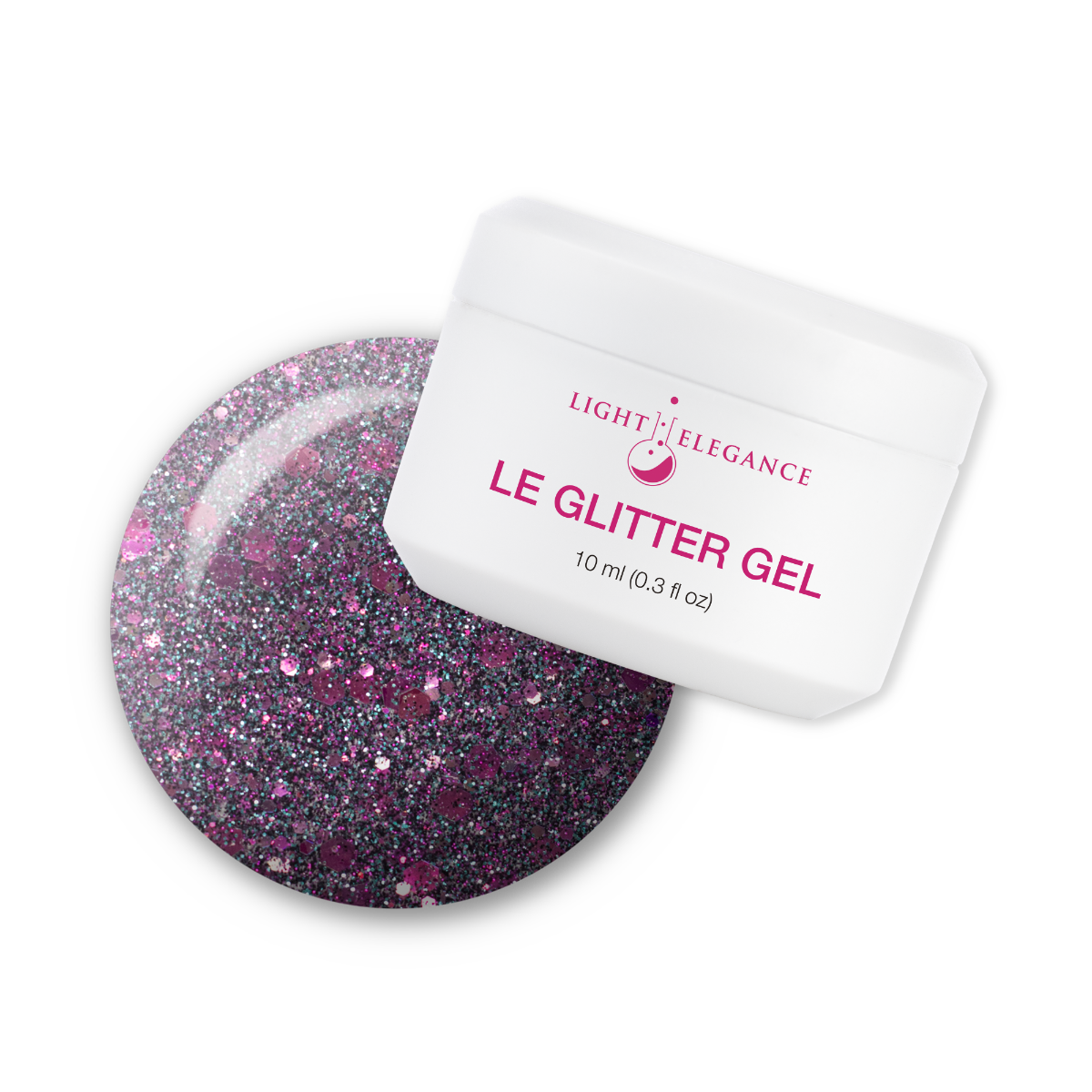 Light Elegance Glitter Gel - Part Time Pessimist :: New Packaging