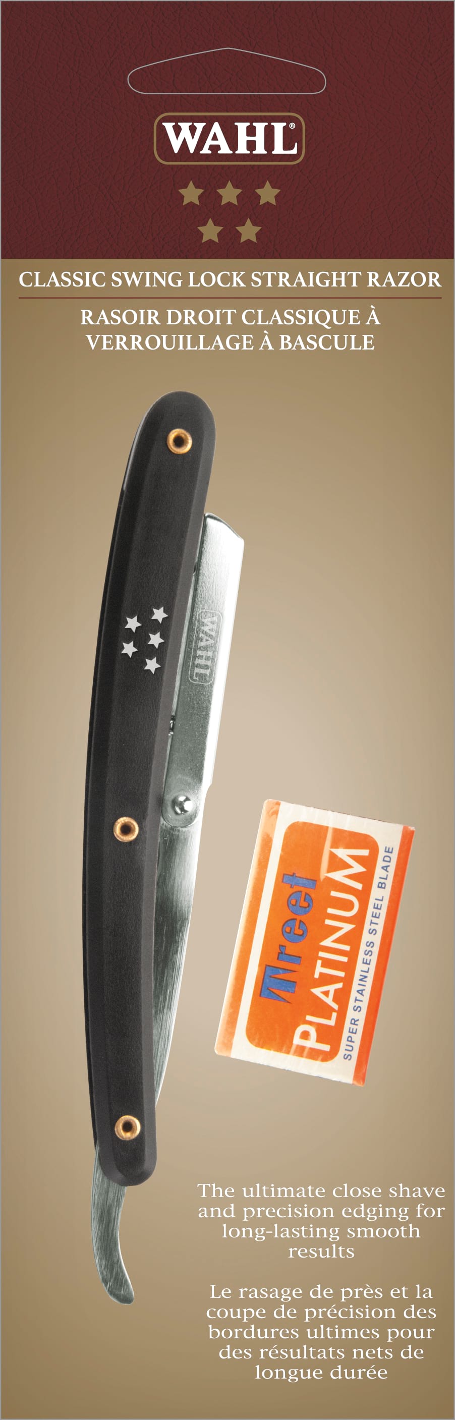 Wahl 5 Star Classic Swing Lock Straight Razor - Creata Beauty - Professional Beauty Products